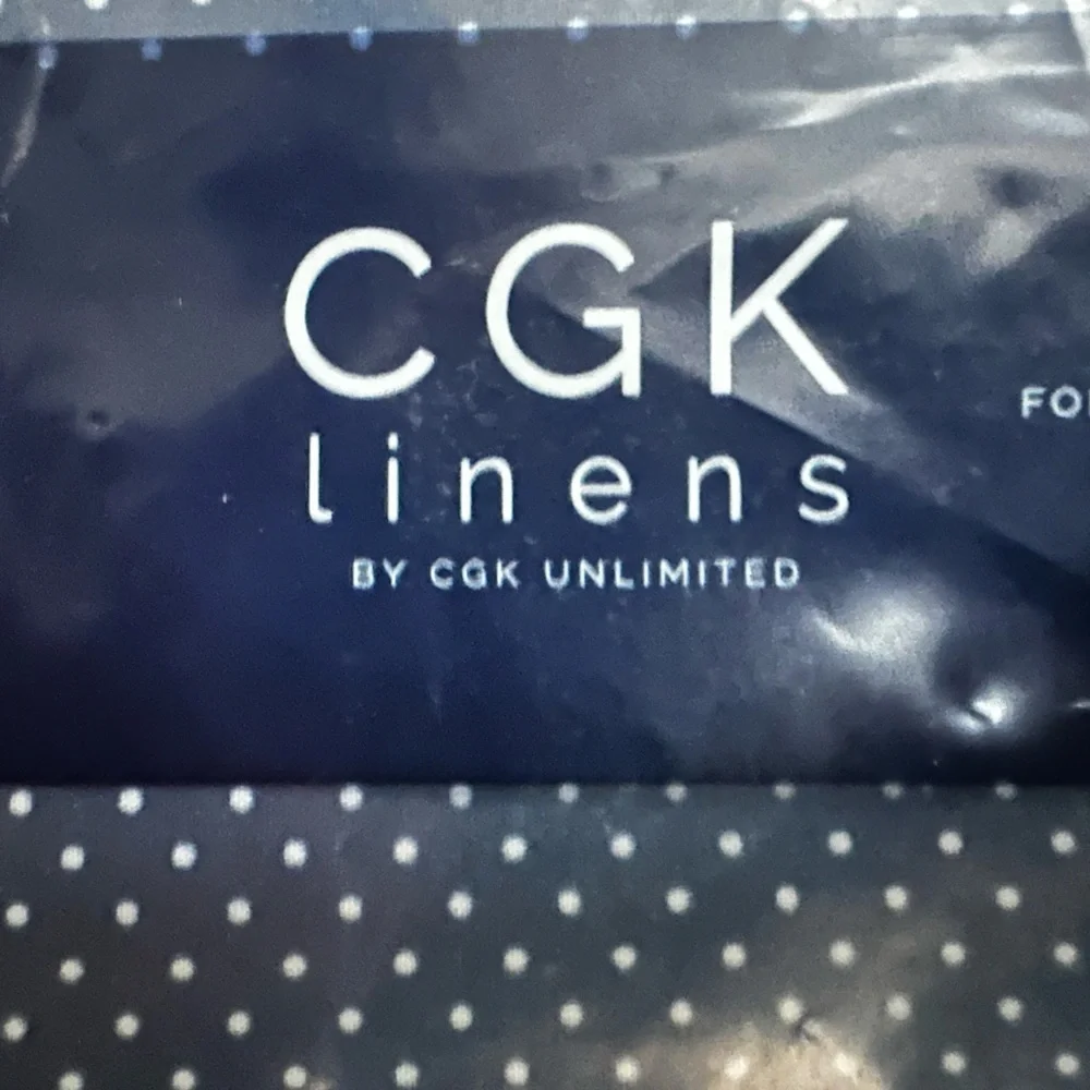 CGK UNLIMITED Navy Blue Polka-Dot ‘Ultra Soft’ Duvet Bedding Set-FULL SIZE